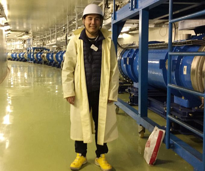 日本のT2K実験エリアでのカオ・ヴァン・ソン博士　ⓒ Vn Express